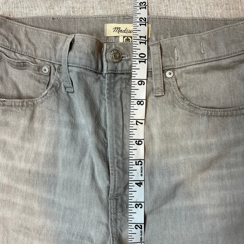 Madewell Slim Demi-Boot Jeans Gray Size 27 - Picture 11 of 13